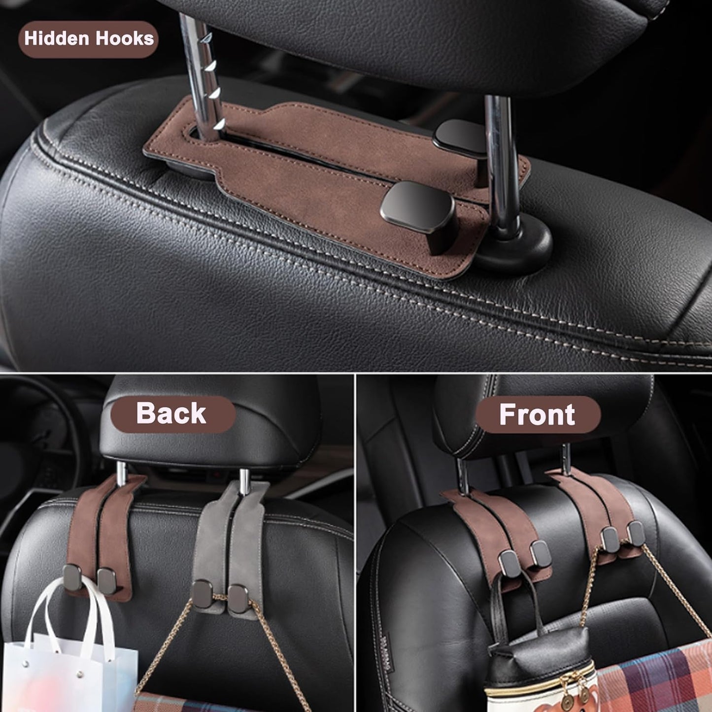 Car Seat Headrest Hook | Pack of 4