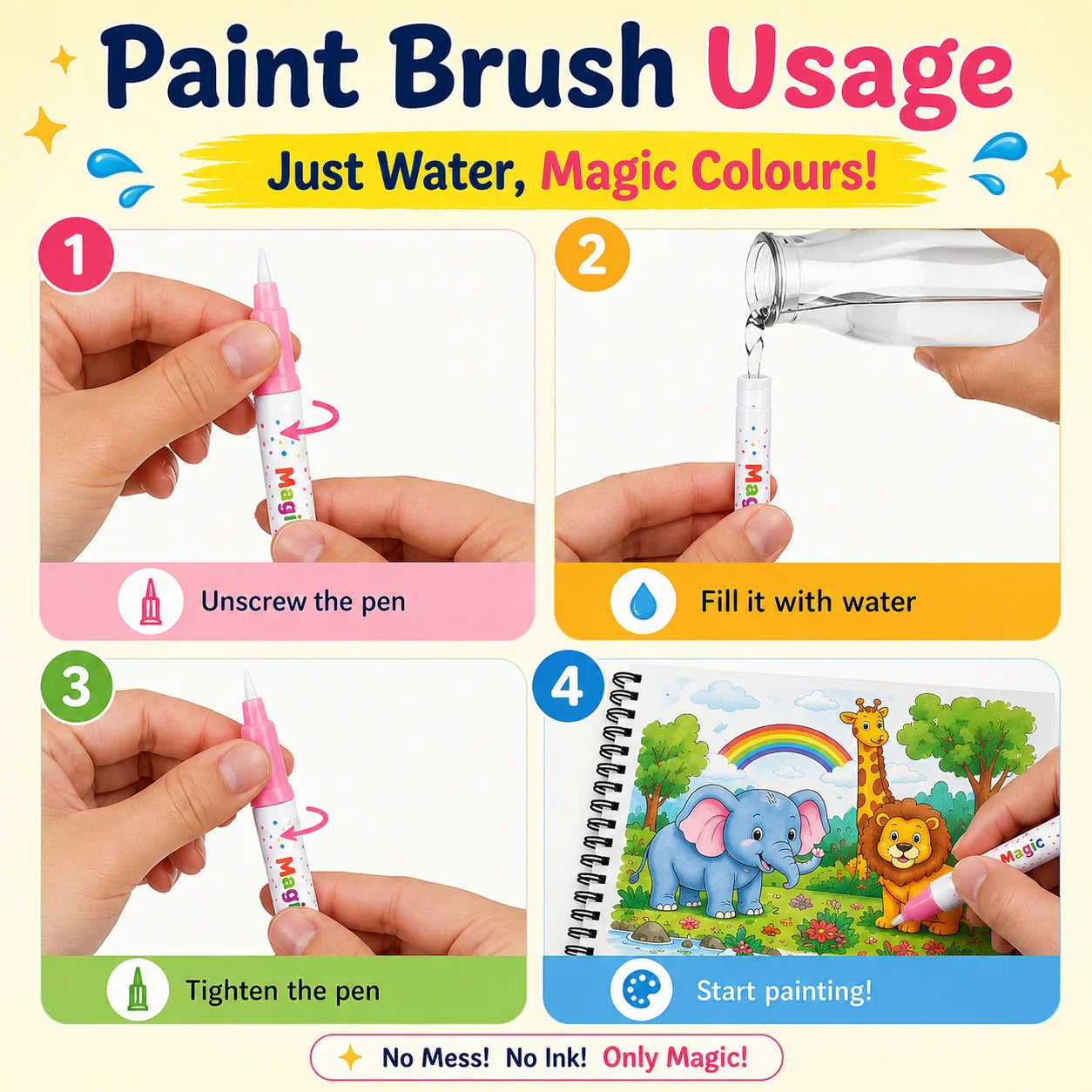 Magic Water Coloring Book | 🔥BUY 1 GET 1 FREE🔥