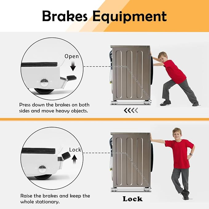 Heavy-Duty Device Mover – Adjustable, Floor-Friendly, Single-Person Use