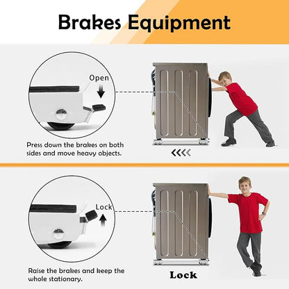 Heavy-Duty Device Mover – Adjustable, Floor-Friendly, Single-Person Use