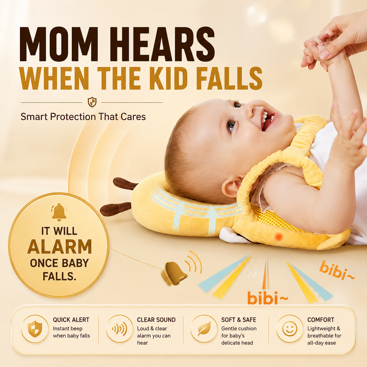 Baby Head Cushion Backpack ( Indian MOM First Choose)