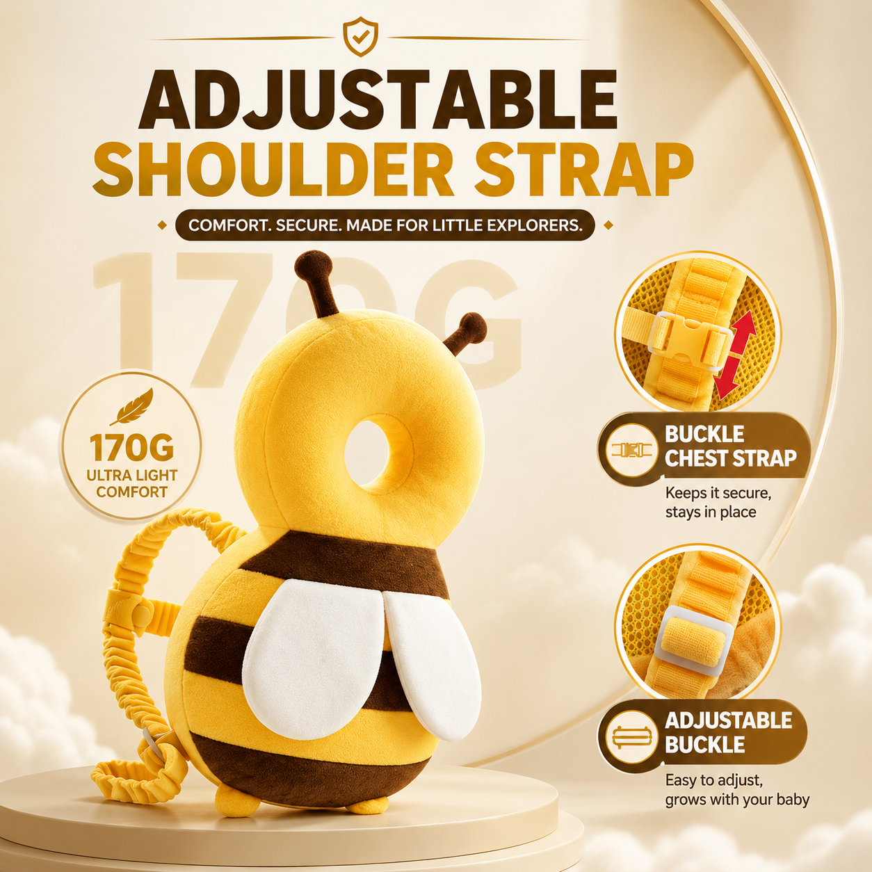 Baby Head Cushion Backpack ( Indian MOM First Choose)