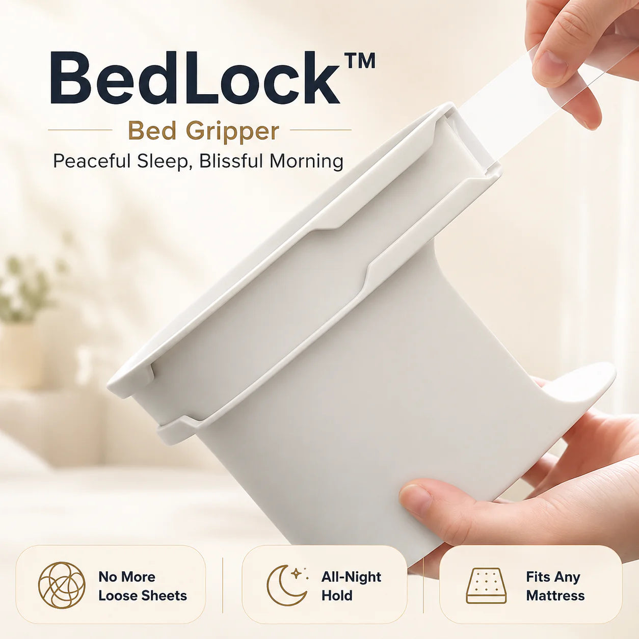 Smart Bed Sheet Holder Straps - Adjustable Corner Clips