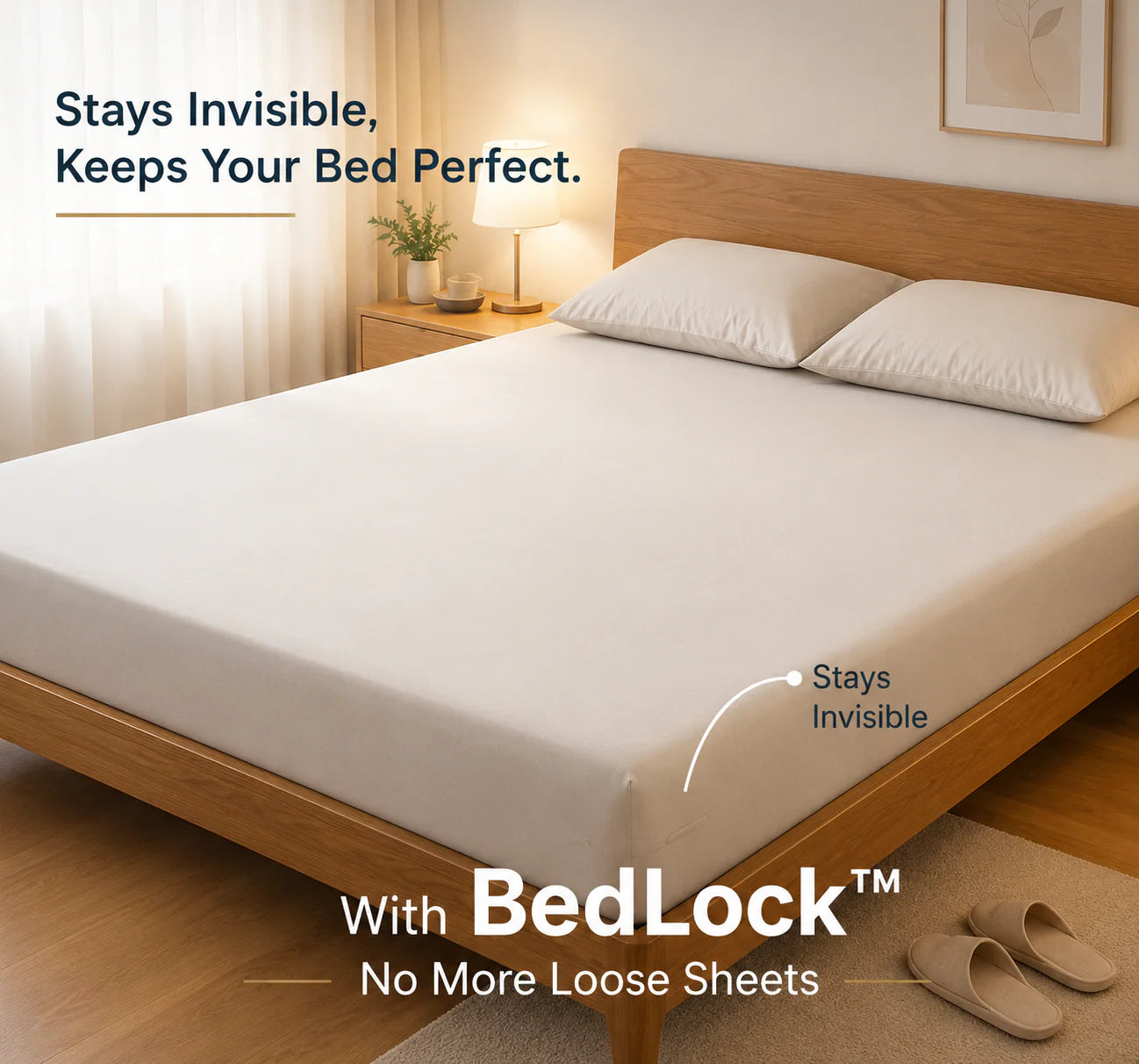 Smart Bed Sheet Holder Straps - Adjustable Corner Clips