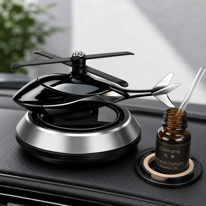 Solar-Helicopter Car Air Freshener