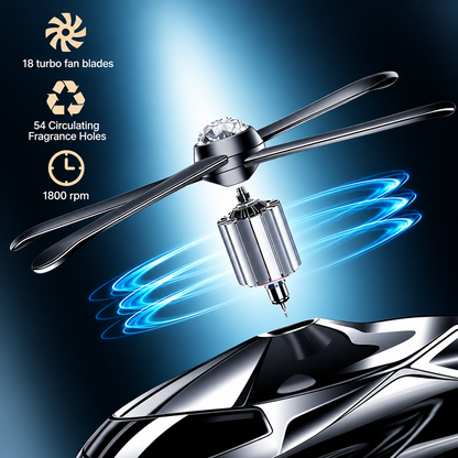 Solar-Helicopter Car Air Freshener