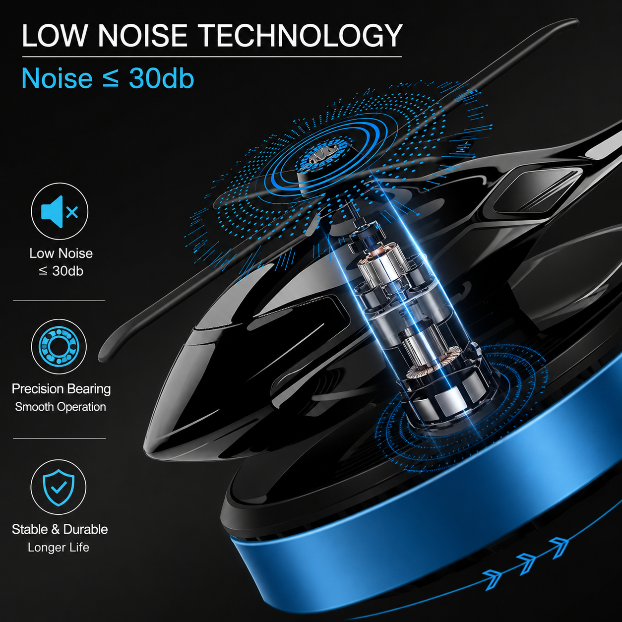 Solar-Helicopter Car Air Freshener
