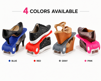Adjustable Shoe Organize  (Pack of 4)