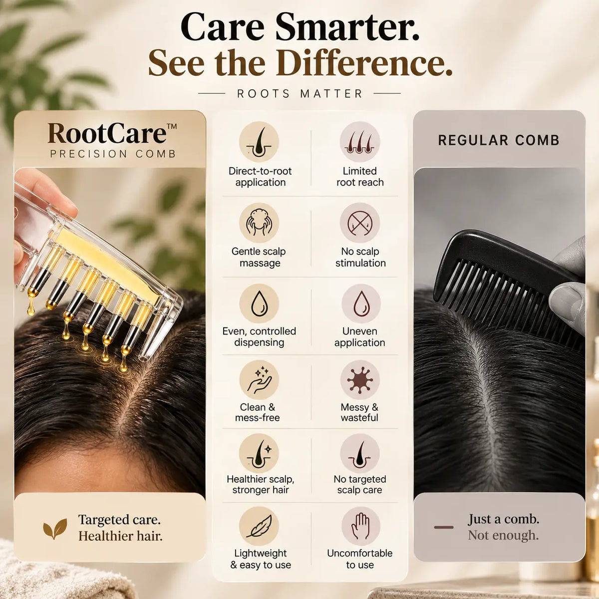 RootCare™ Scalp Oil Applicator Comb