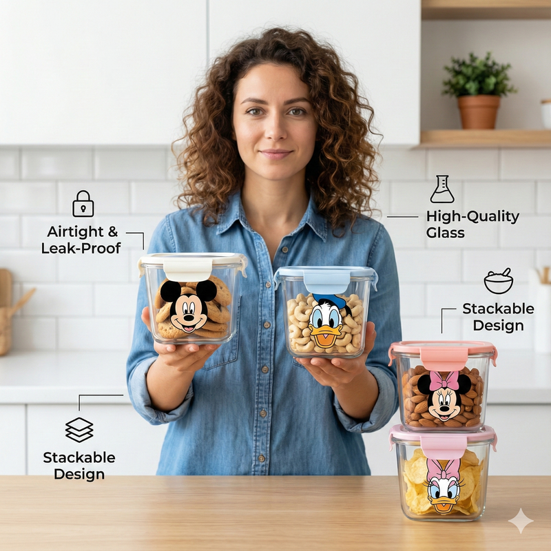 Mickey & Friends Storage Jars