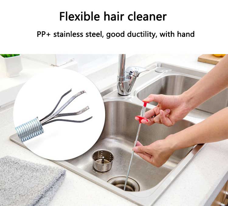 Sink Clean Steel Pipe- 360 Spring Pipe Cleaner Buy 1 Get 1 Free