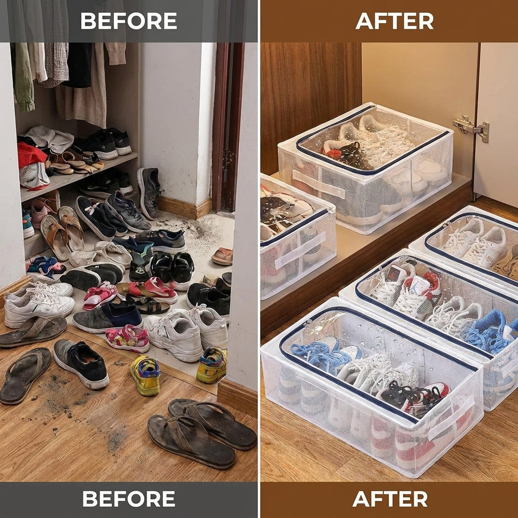 Multipurpose Transparent Storage Organizer (Large Size)