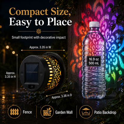 🔥Solar-Powered Mandala Projector Light🎁🏠