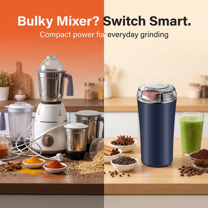 Dry Mini Mixer, Small Blender, Power full Mini Grinder