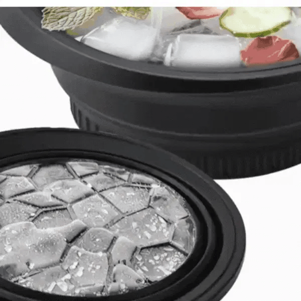 Ice Facial Bowl | Built-In Tray | Smooth, Firm & Glow