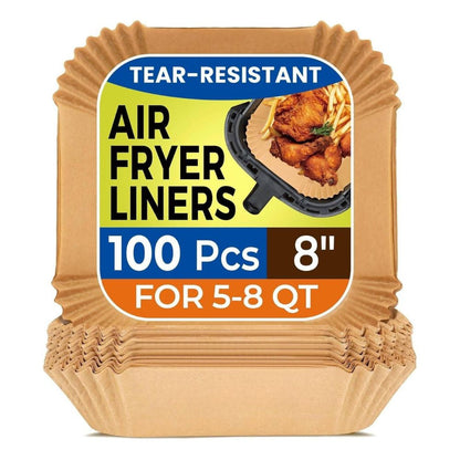Air Fryer & Microwave Liners: Pack of 100Pcs