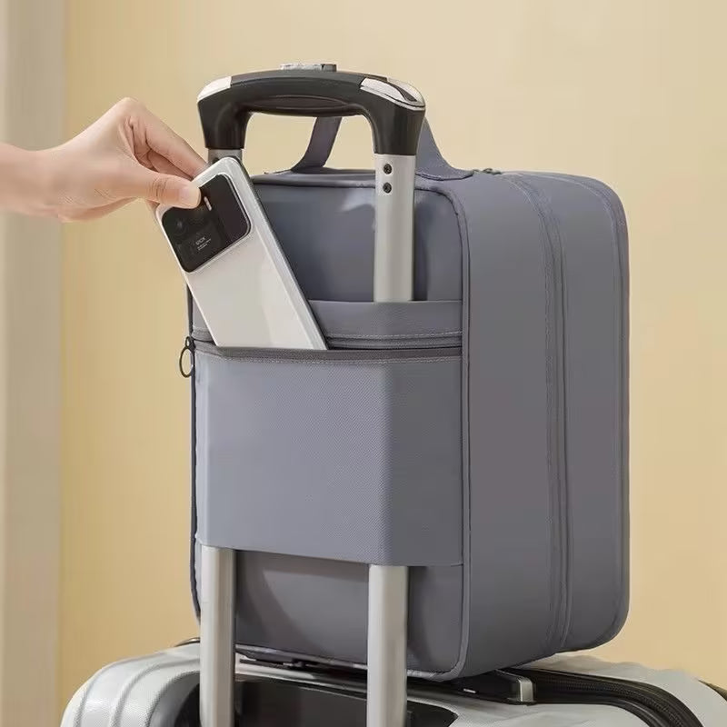 Travel Shoe Organiser (Travel Essential, Three-layer Shoe Bag,)