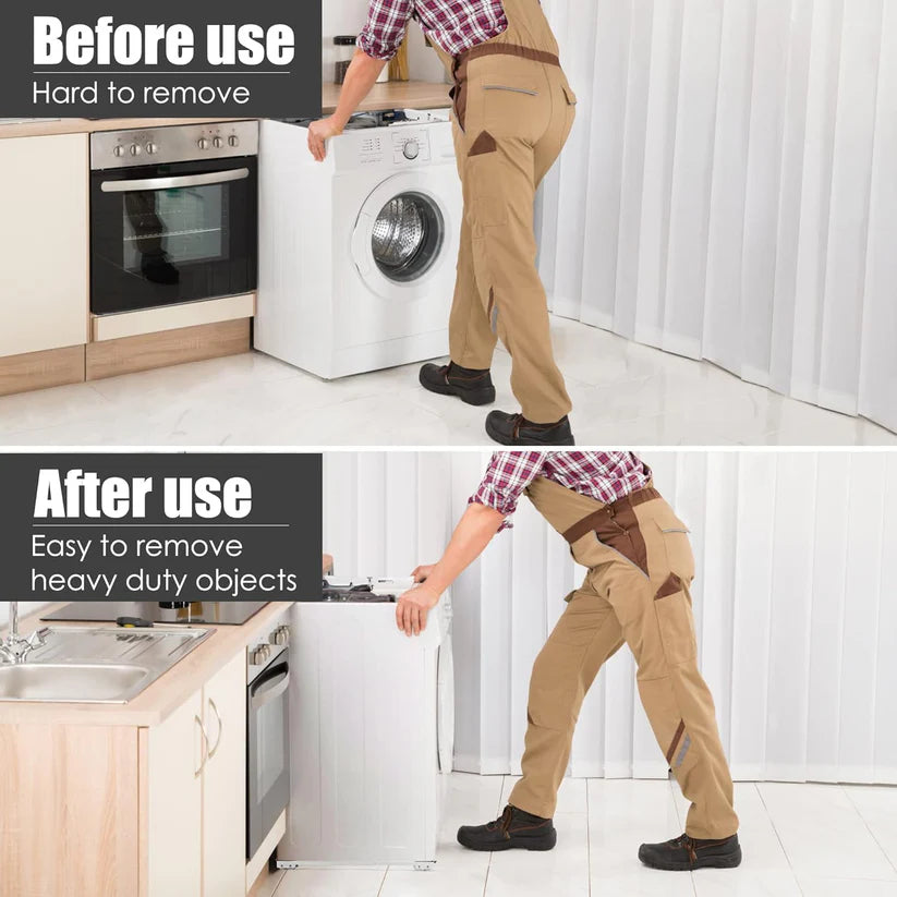 Heavy-Duty Device Mover – Adjustable, Floor-Friendly, Single-Person Use